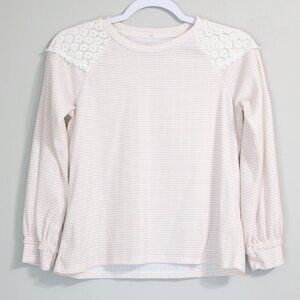 3 For $10 Girls Long Sleeve Striped Top Size XL